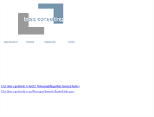 Tablet Screenshot of bossconsulting.com